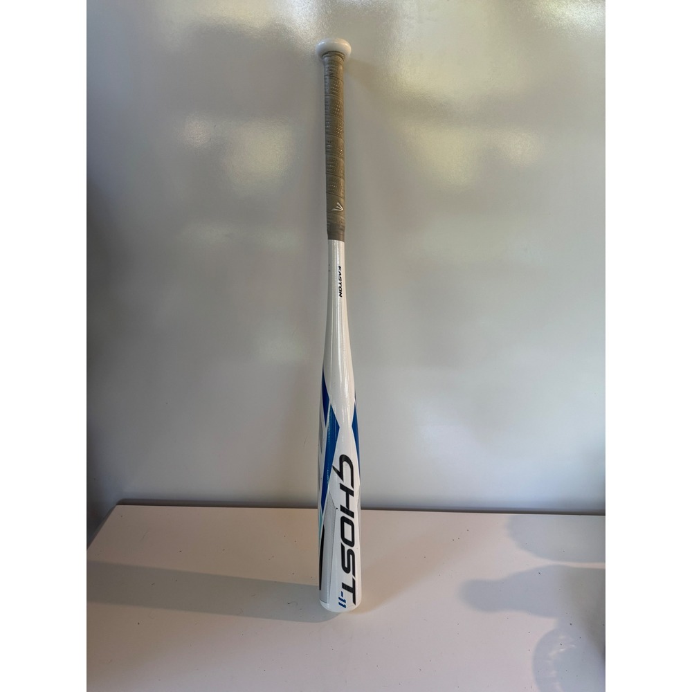 Easton Ghost Fastpitch Softball Bat 28/17 ALX50 Alloy FP24GHY11 White Blue